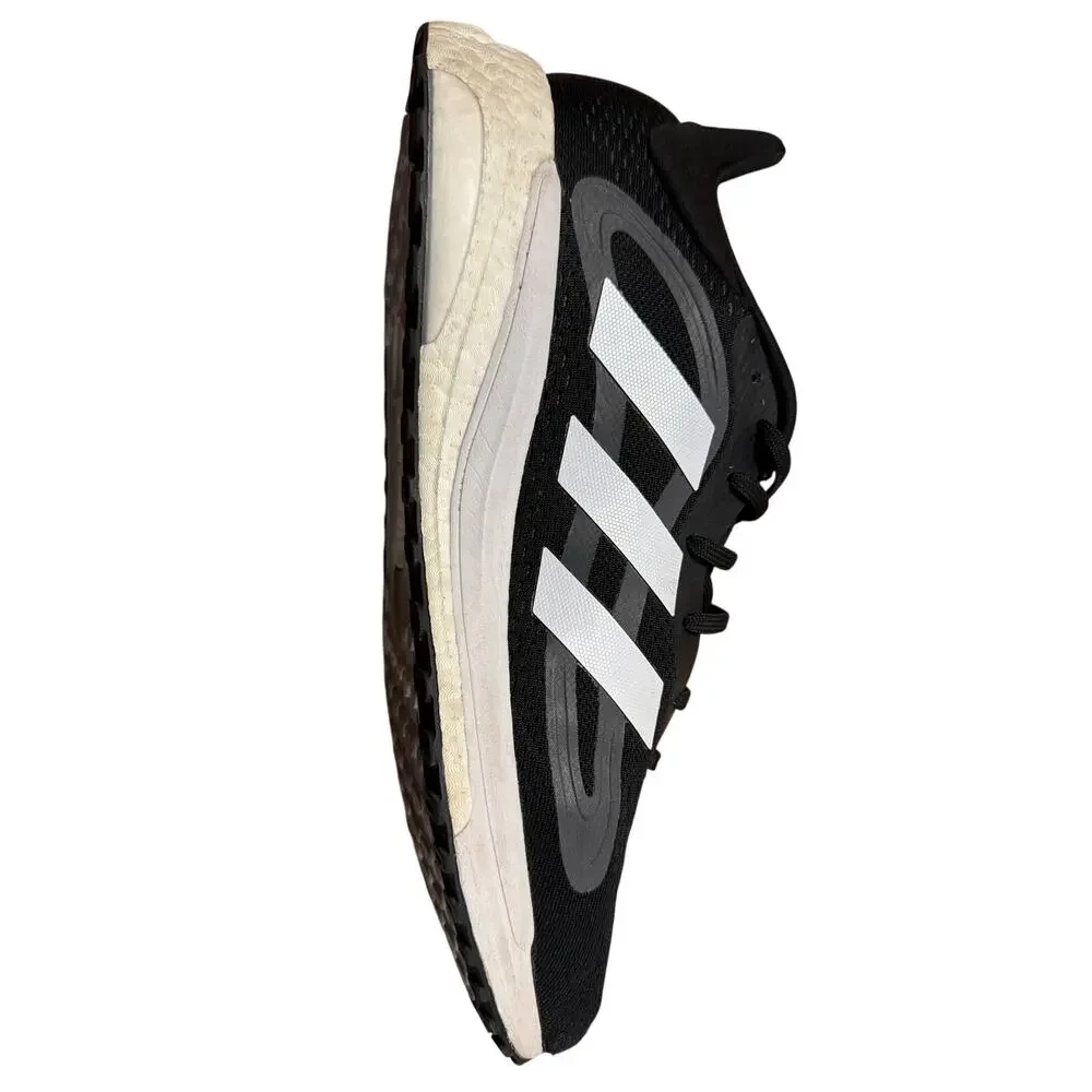 Adidas Men's Solar Glide 4 Black & White Running Sneakers Shoes Size 13